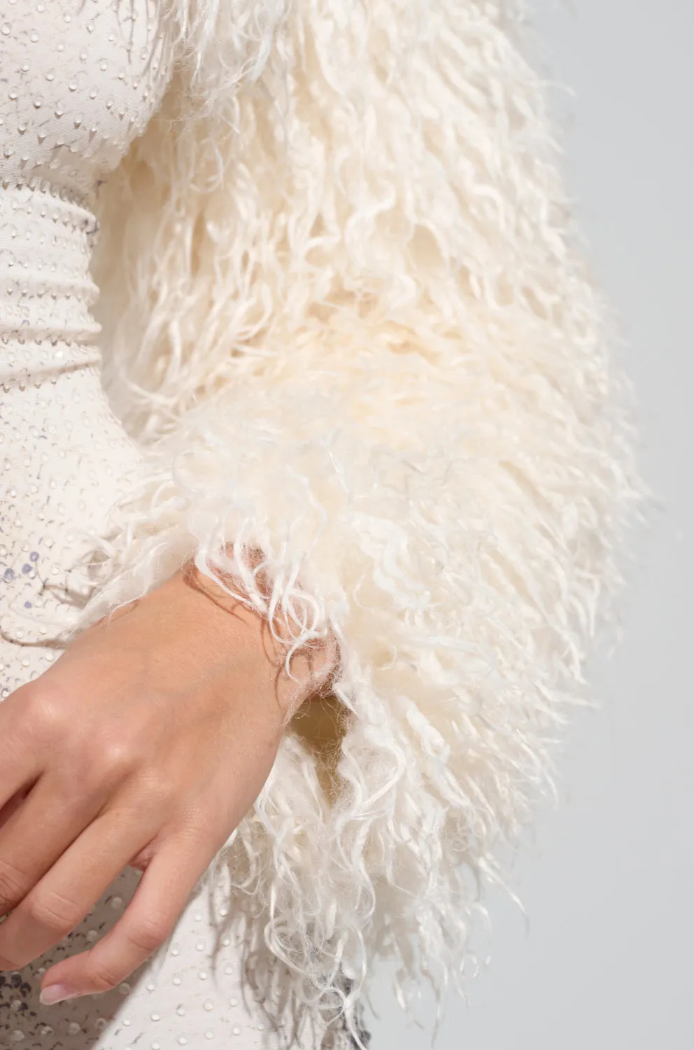 LILIANA ULTRA CROP FAUX FUR