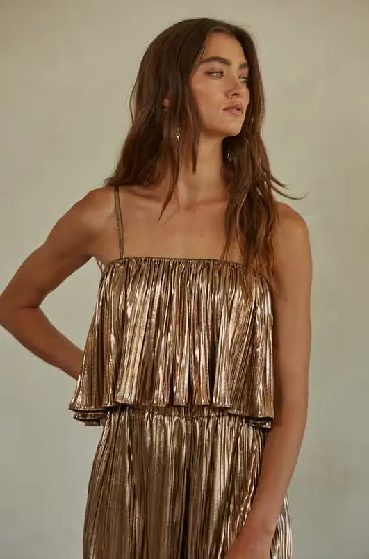 Livia Bronze Top
