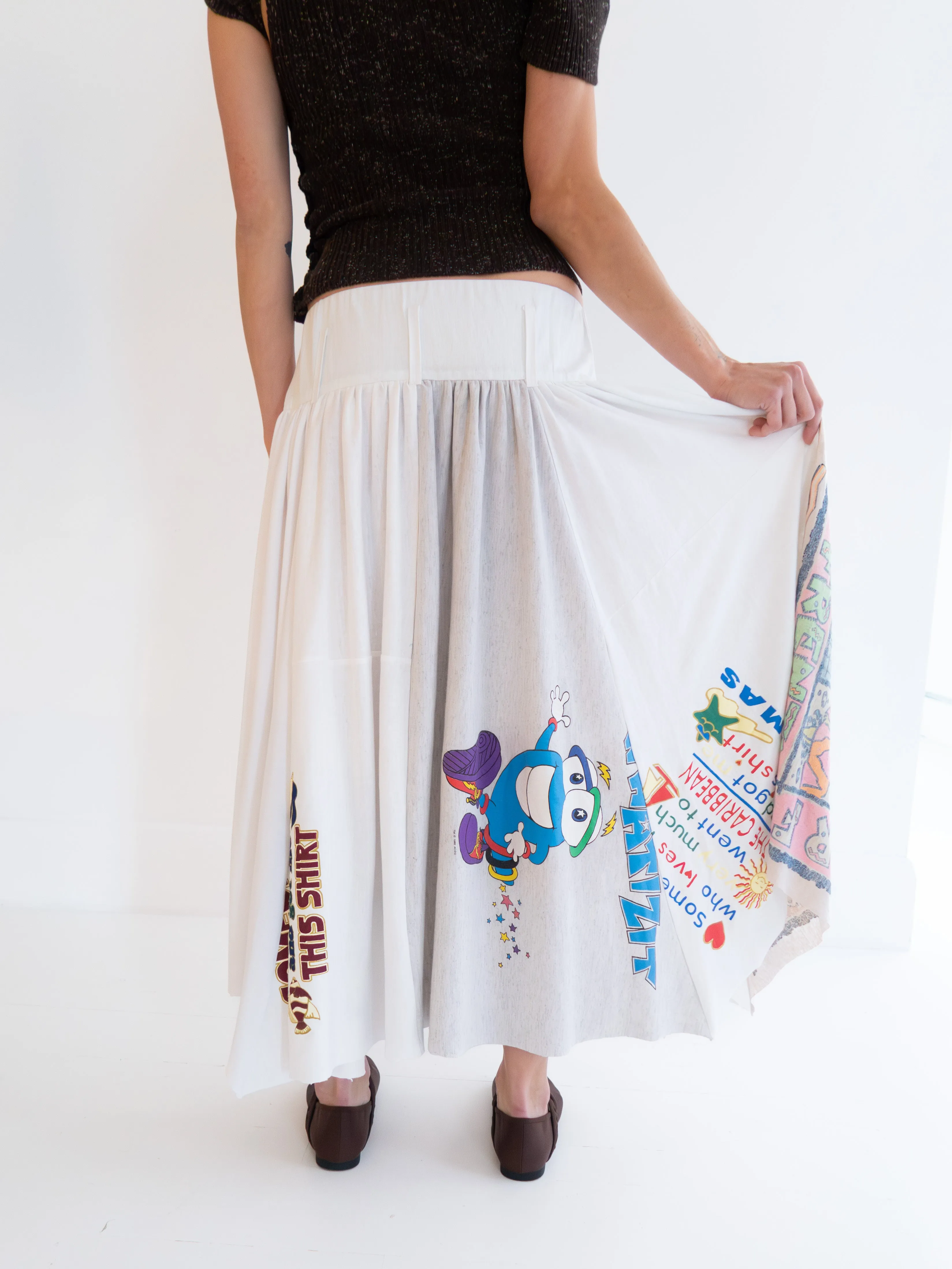 Logo Midi Skirt