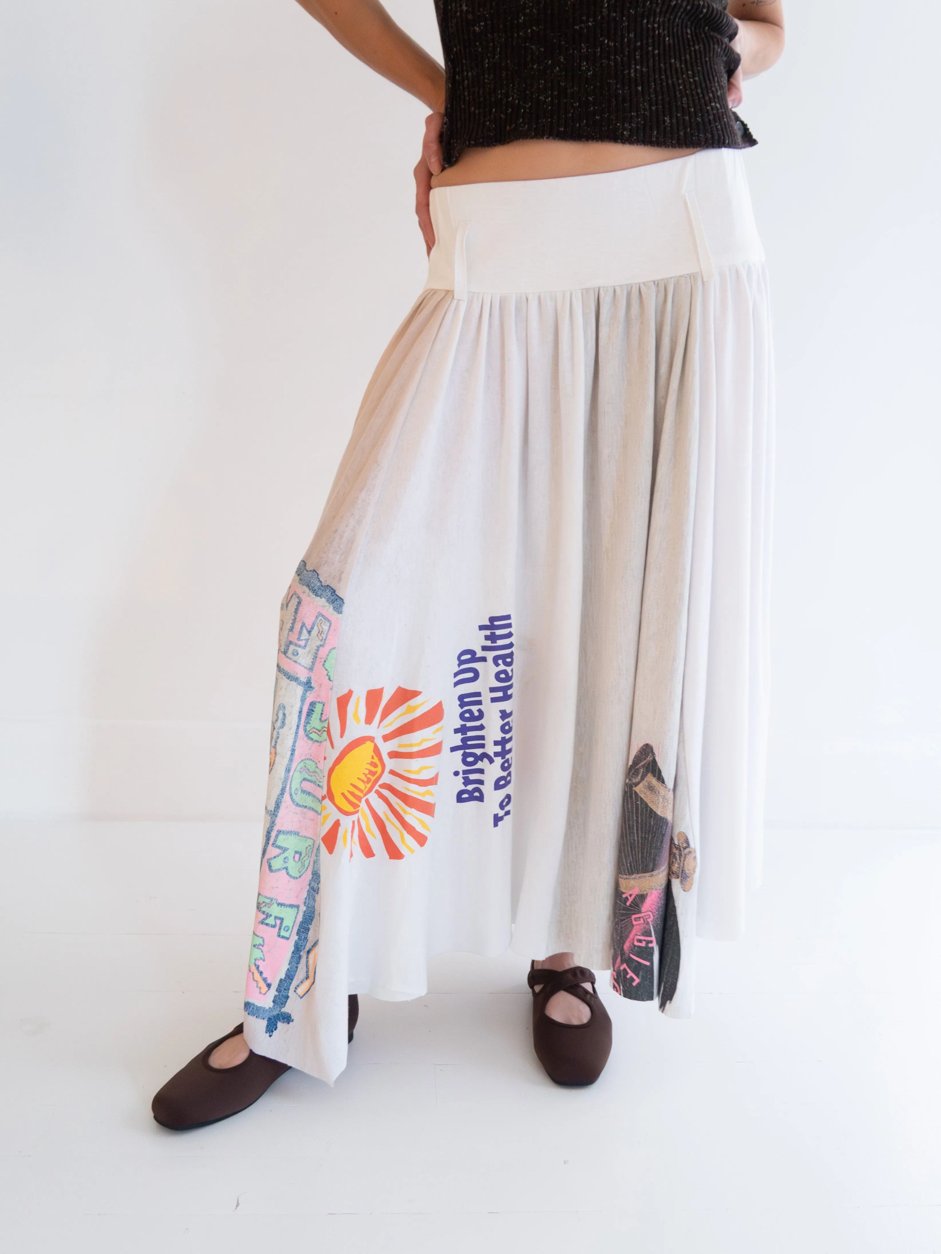 Logo Midi Skirt