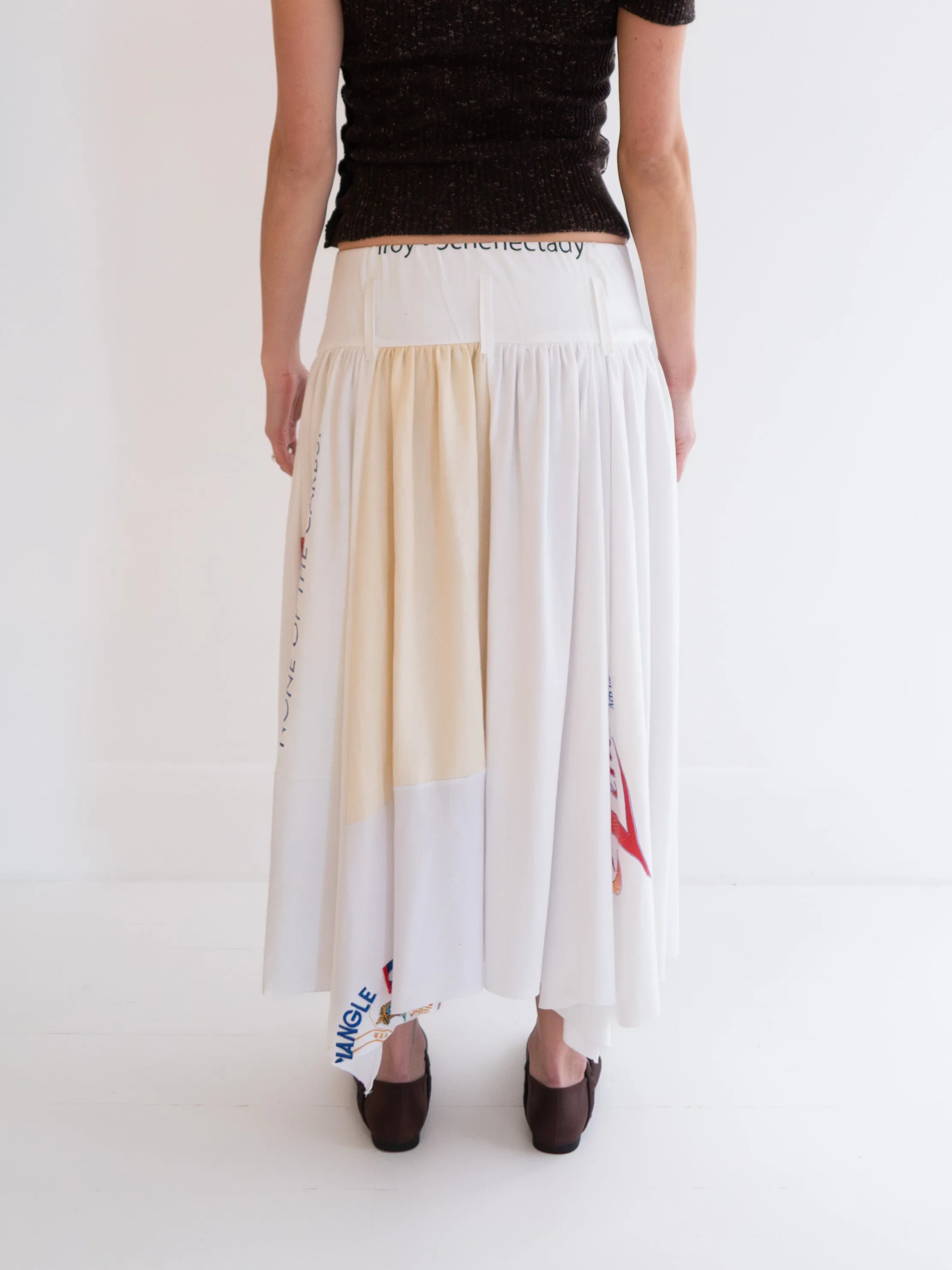 Logo Midi Skirt