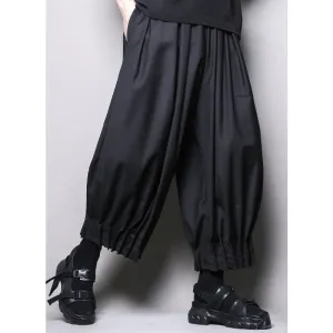 Loose Pleated Pleated Nine-point Pants