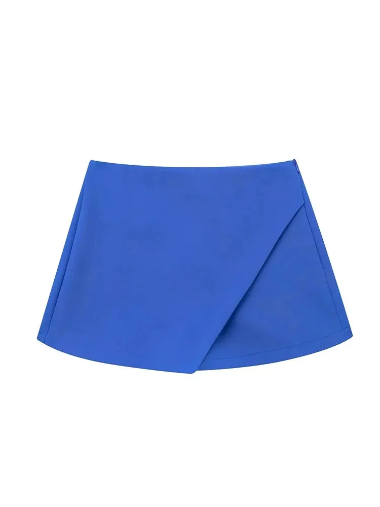 Louise Asymmetrical Skirts Shorts