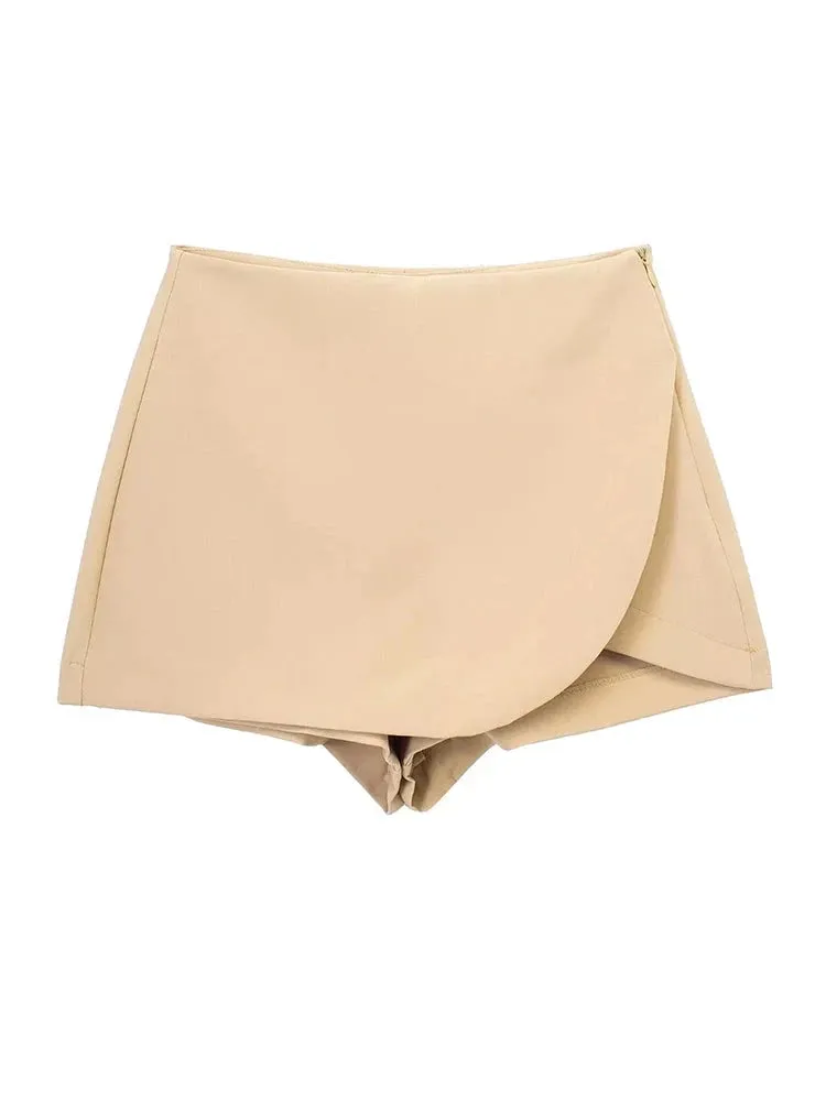 Louise Asymmetrical Skirts Shorts