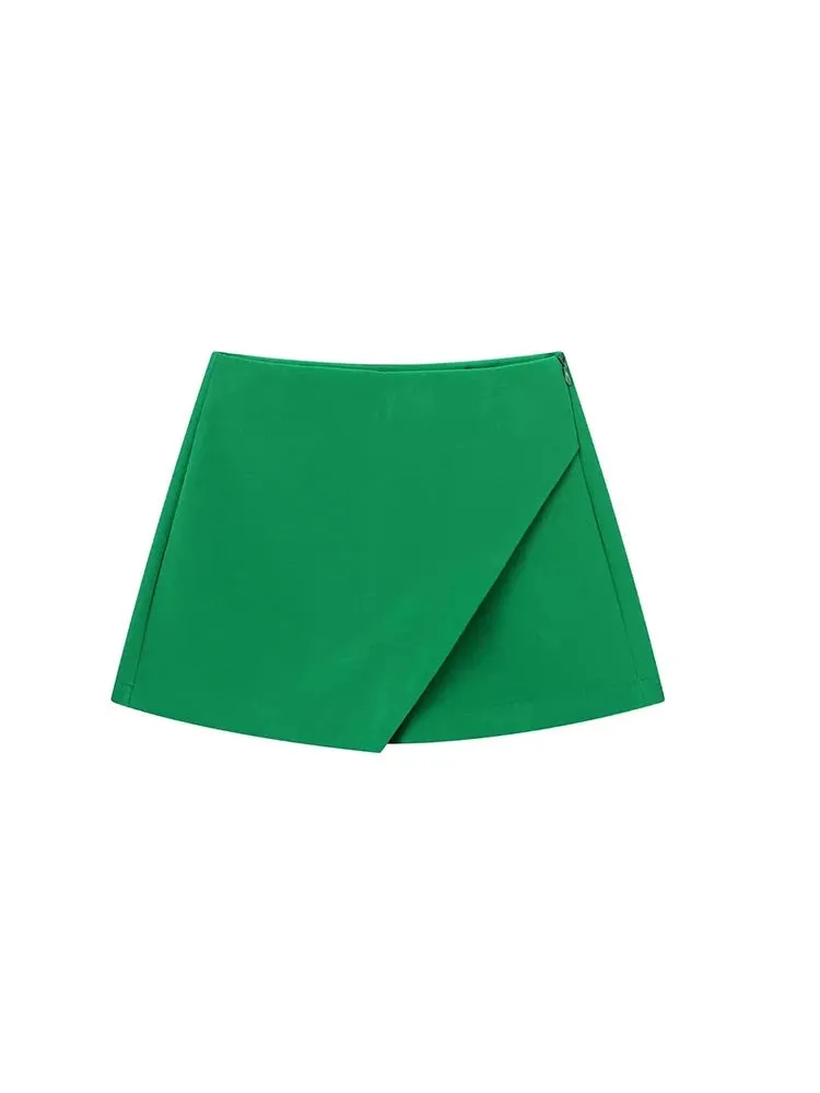 Louise Asymmetrical Skirts Shorts