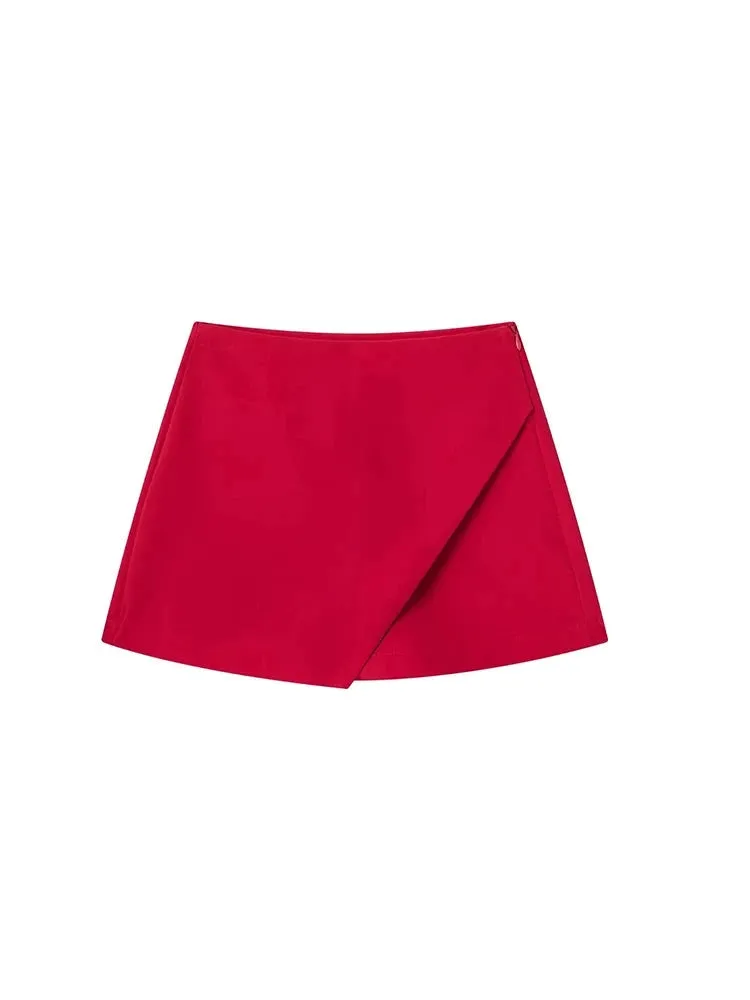 Louise Asymmetrical Skirts Shorts
