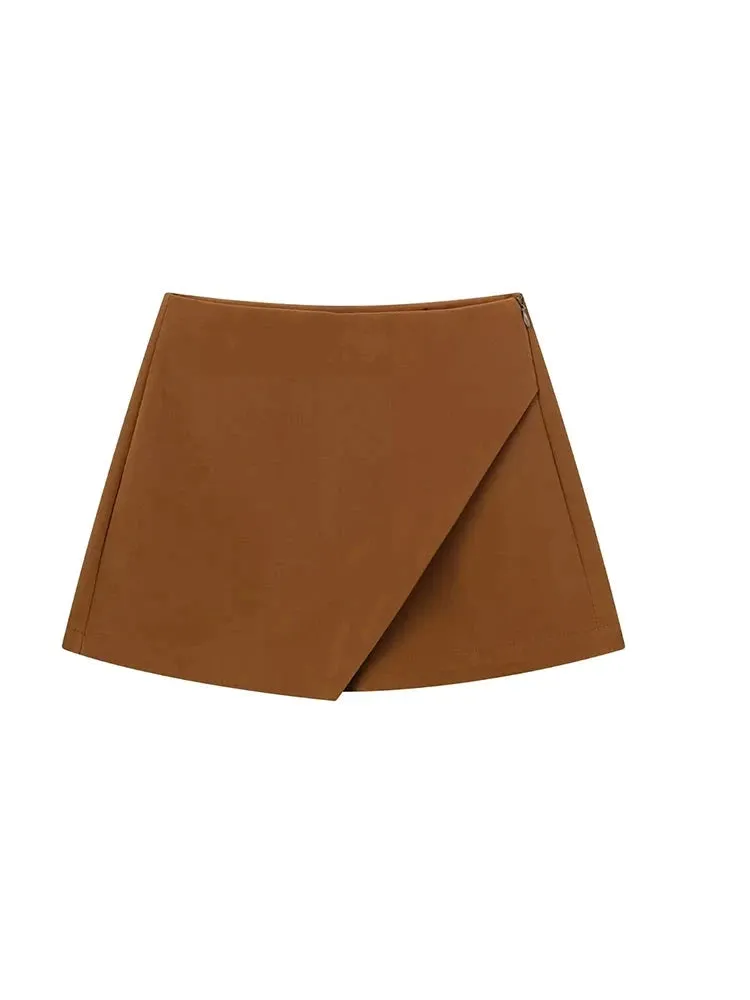 Louise Asymmetrical Skirts Shorts