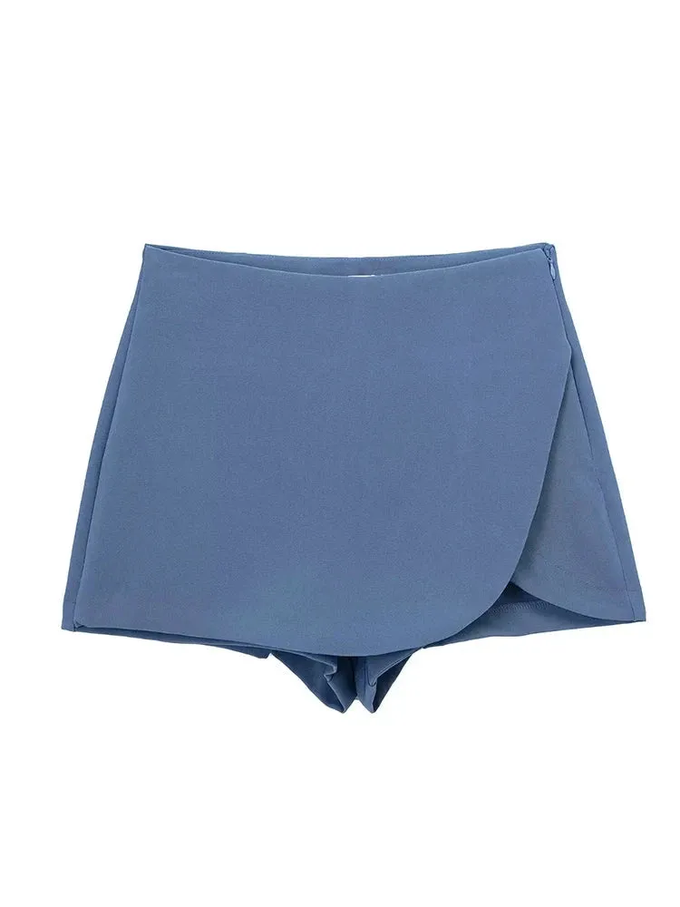 Louise Asymmetrical Skirts Shorts