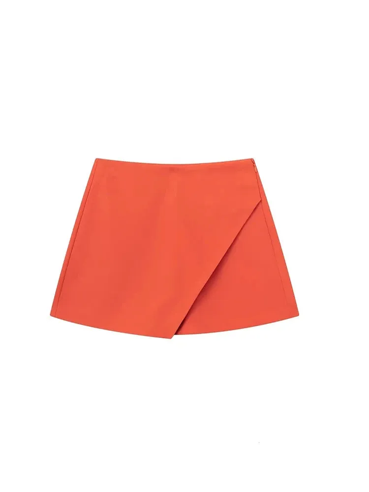 Louise Asymmetrical Skirts Shorts