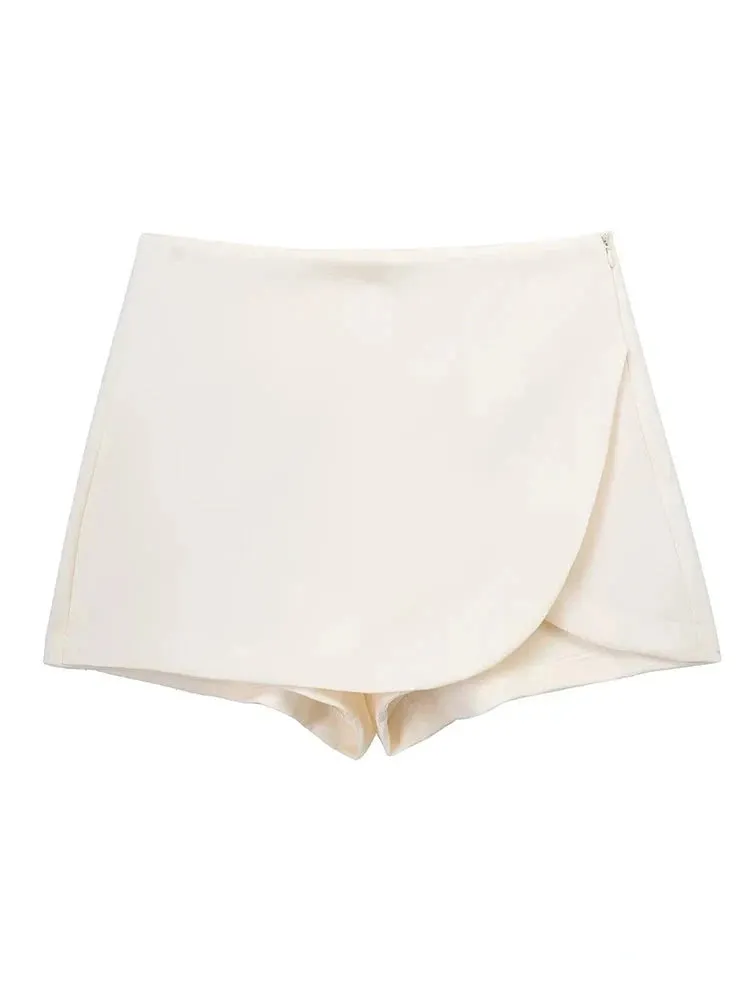 Louise Asymmetrical Skirts Shorts