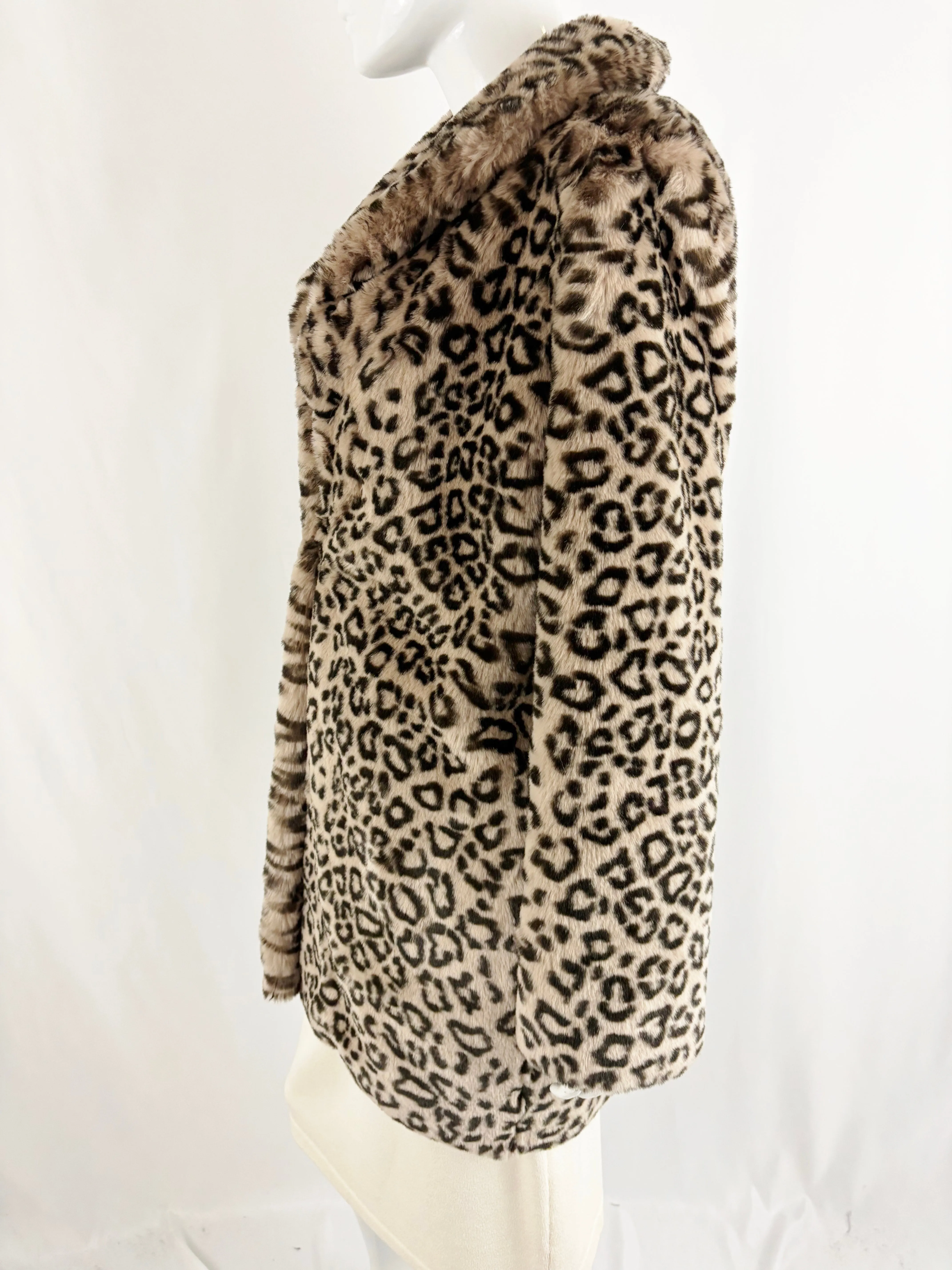 Lovers   Friends Faux Fur Coat Size M