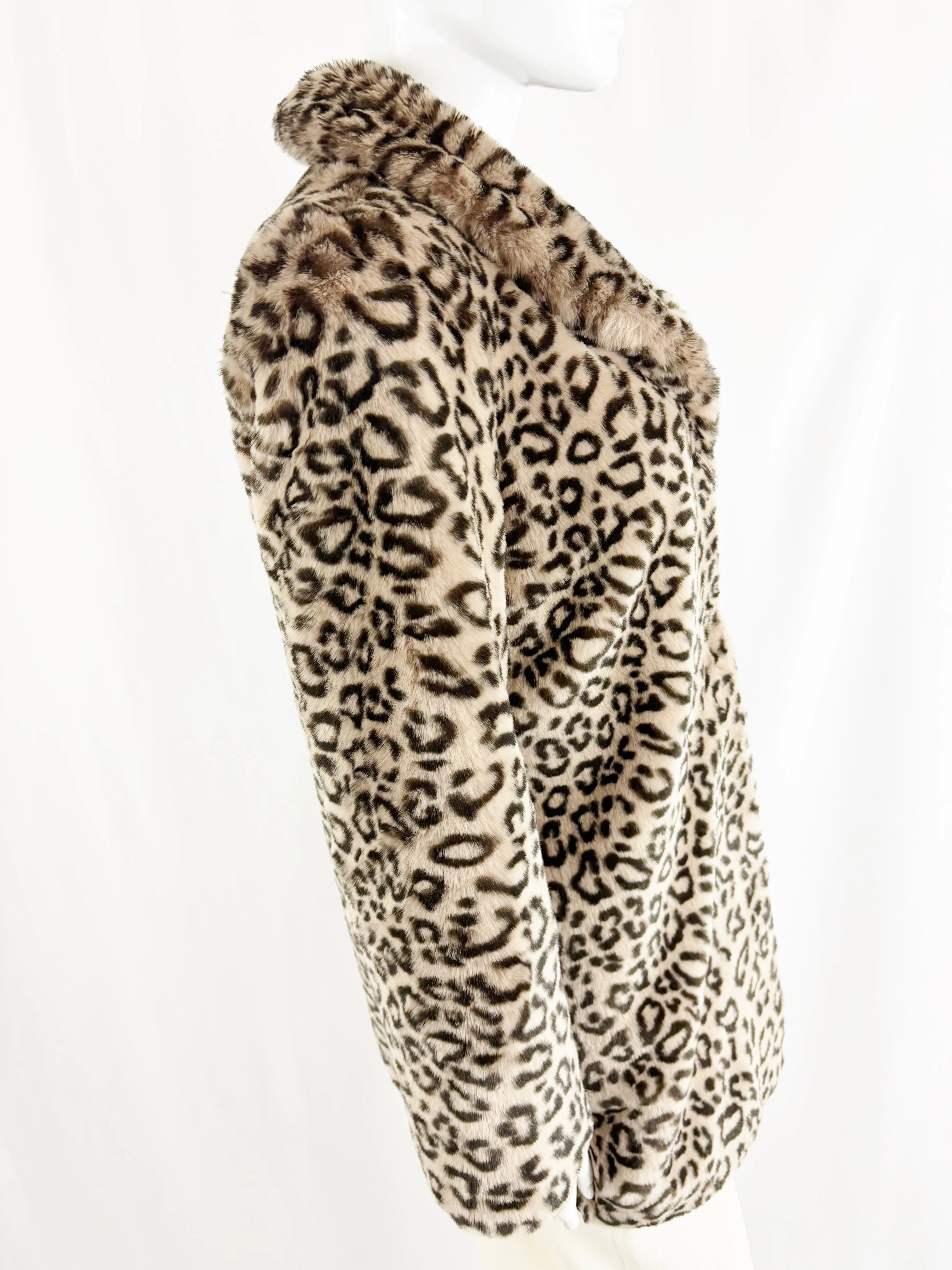 Lovers   Friends Faux Fur Coat Size M