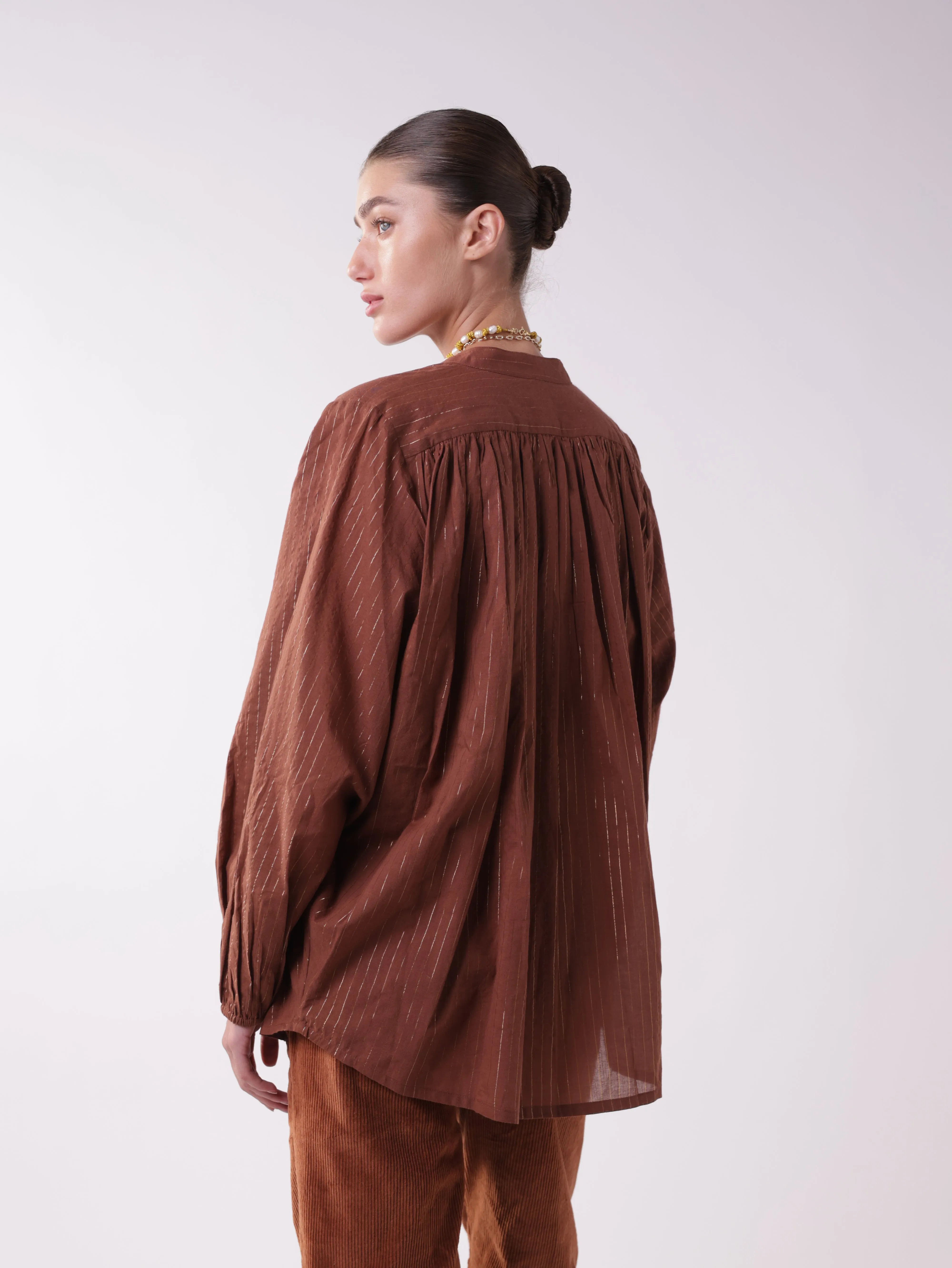 Lurex Bohemian Shirt
