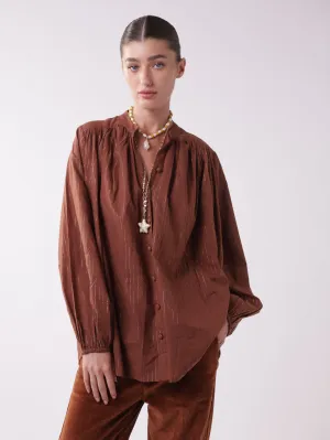 Lurex Bohemian Shirt