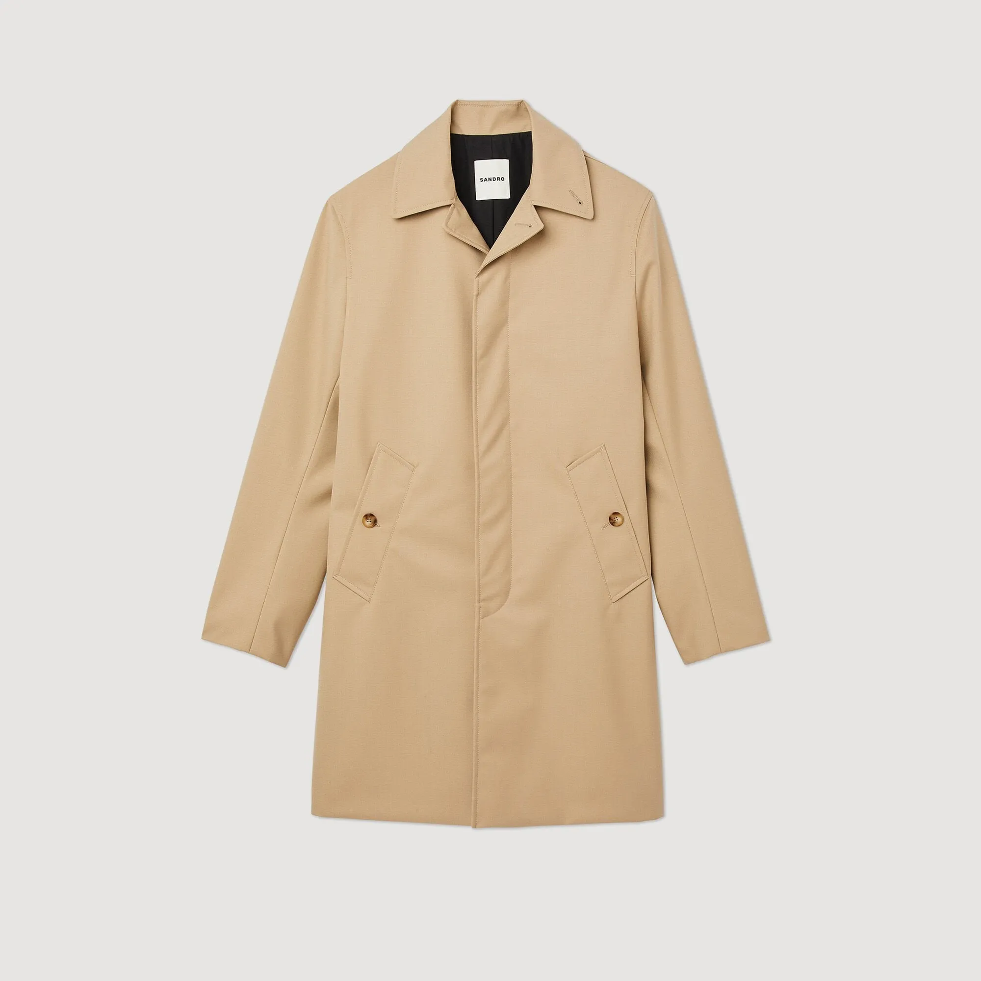 Mac Waterproof Technical Fabric Coat Beige