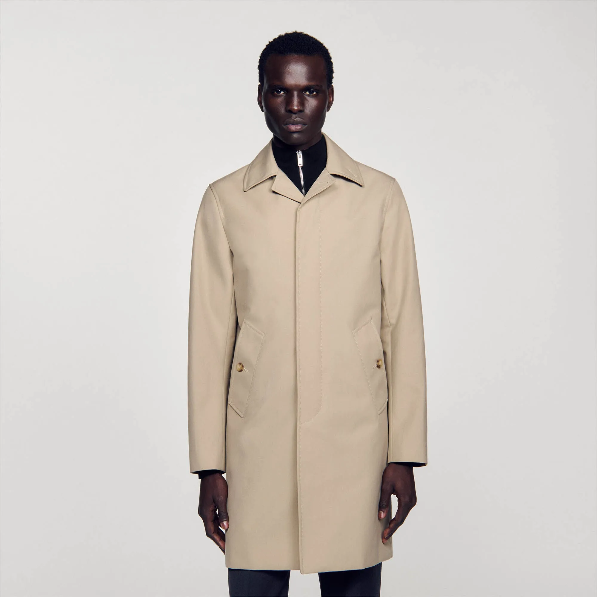 Mac Waterproof Technical Fabric Coat Beige