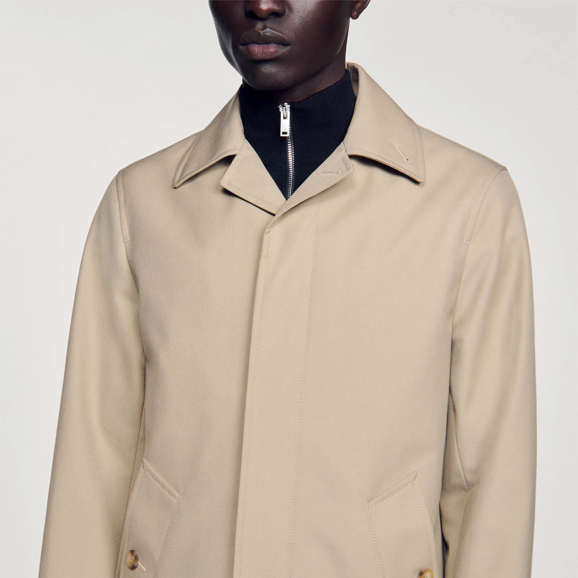 Mac Waterproof Technical Fabric Coat Beige