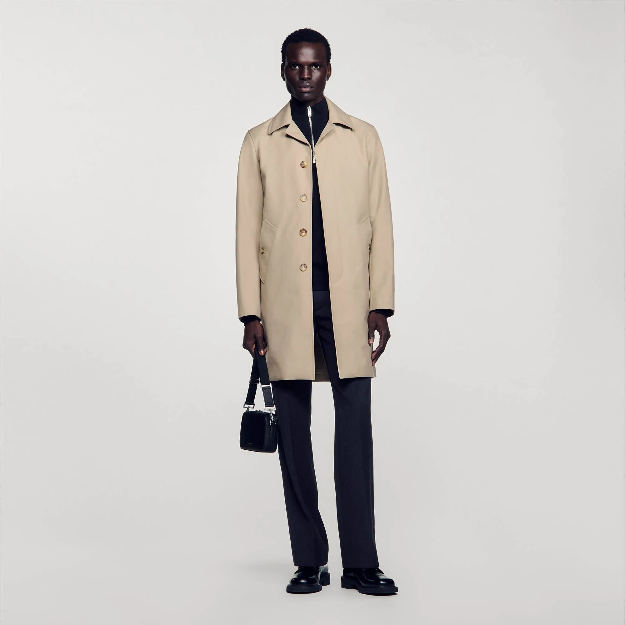 Mac Waterproof Technical Fabric Coat Beige
