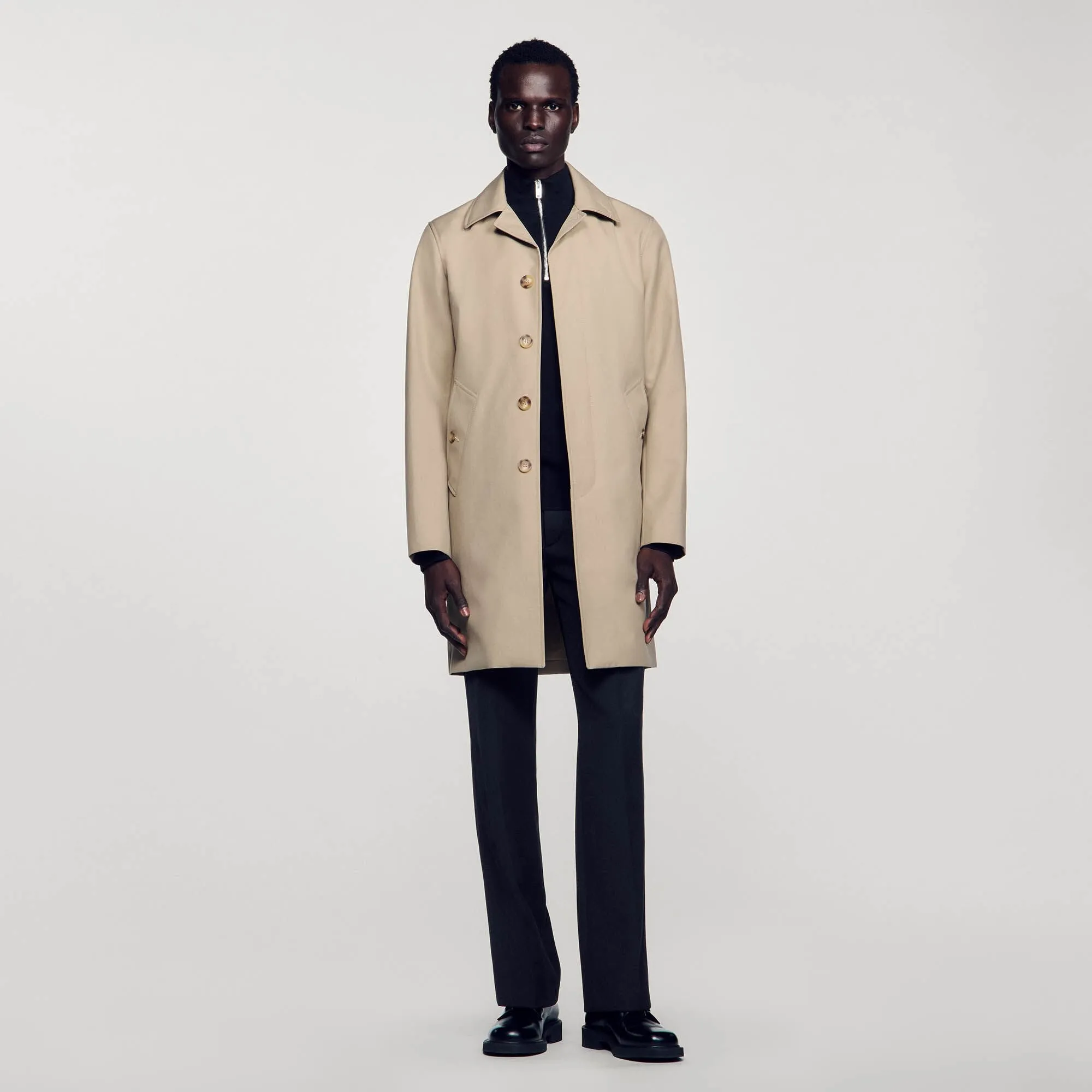 Mac Waterproof Technical Fabric Coat Beige
