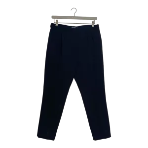 Marimekko hurrikaani wool blend pants, black | woman 42