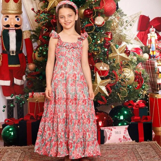 MARLO KIDS- HOLIDAY MAXI DRESS