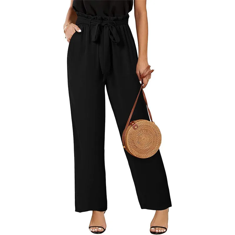 MINGALONDON Womens High Waisted Pants