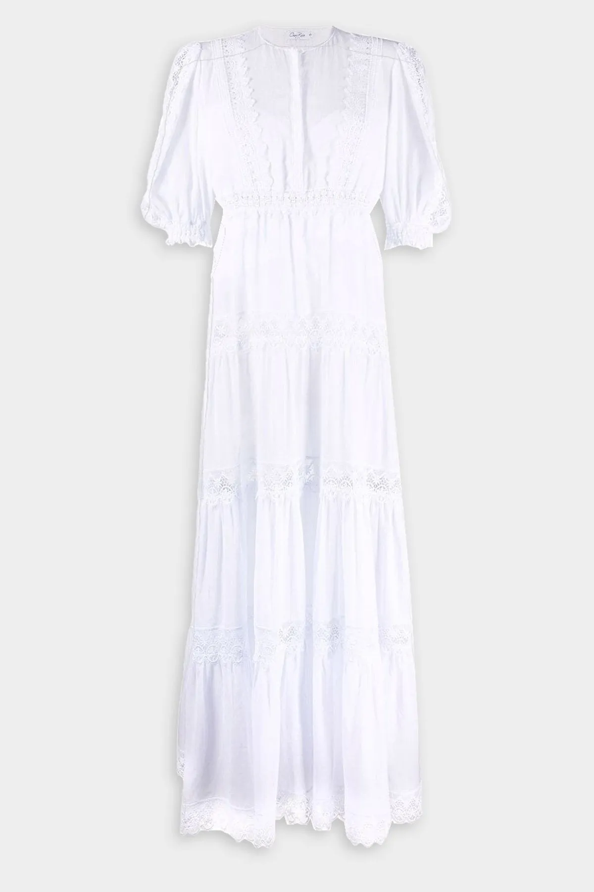 Nadine Long Dress in White