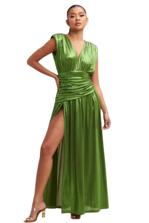 Naira Ruched Maxi Dress