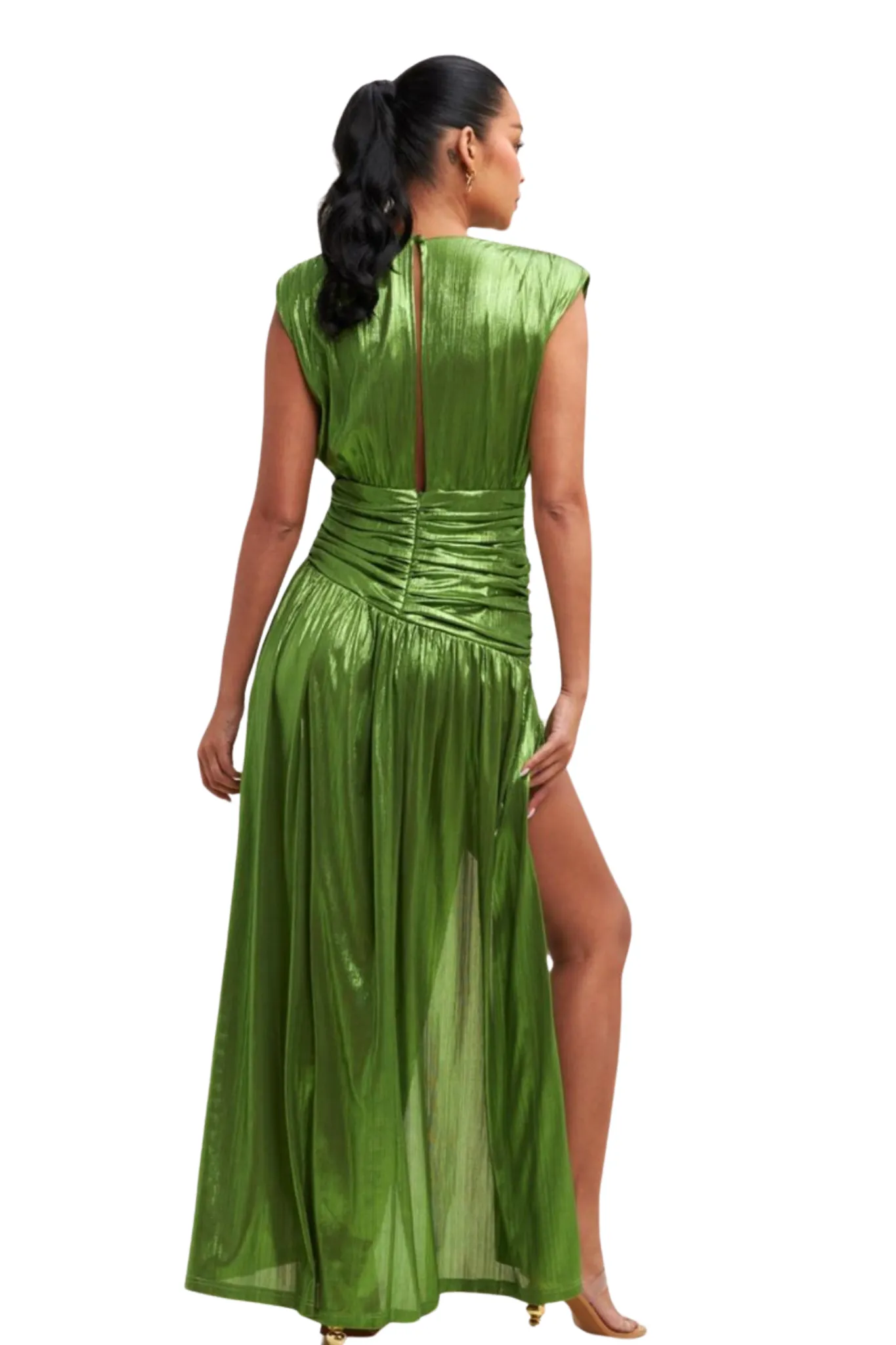 Naira Ruched Maxi Dress