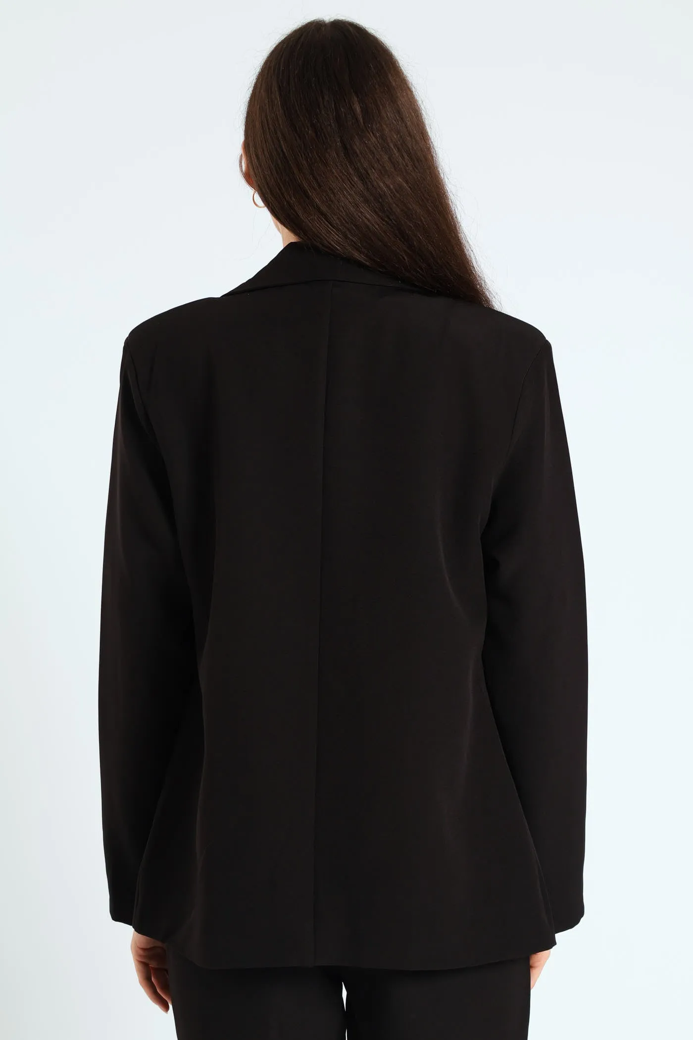 Nautical Notch Blazer - Black