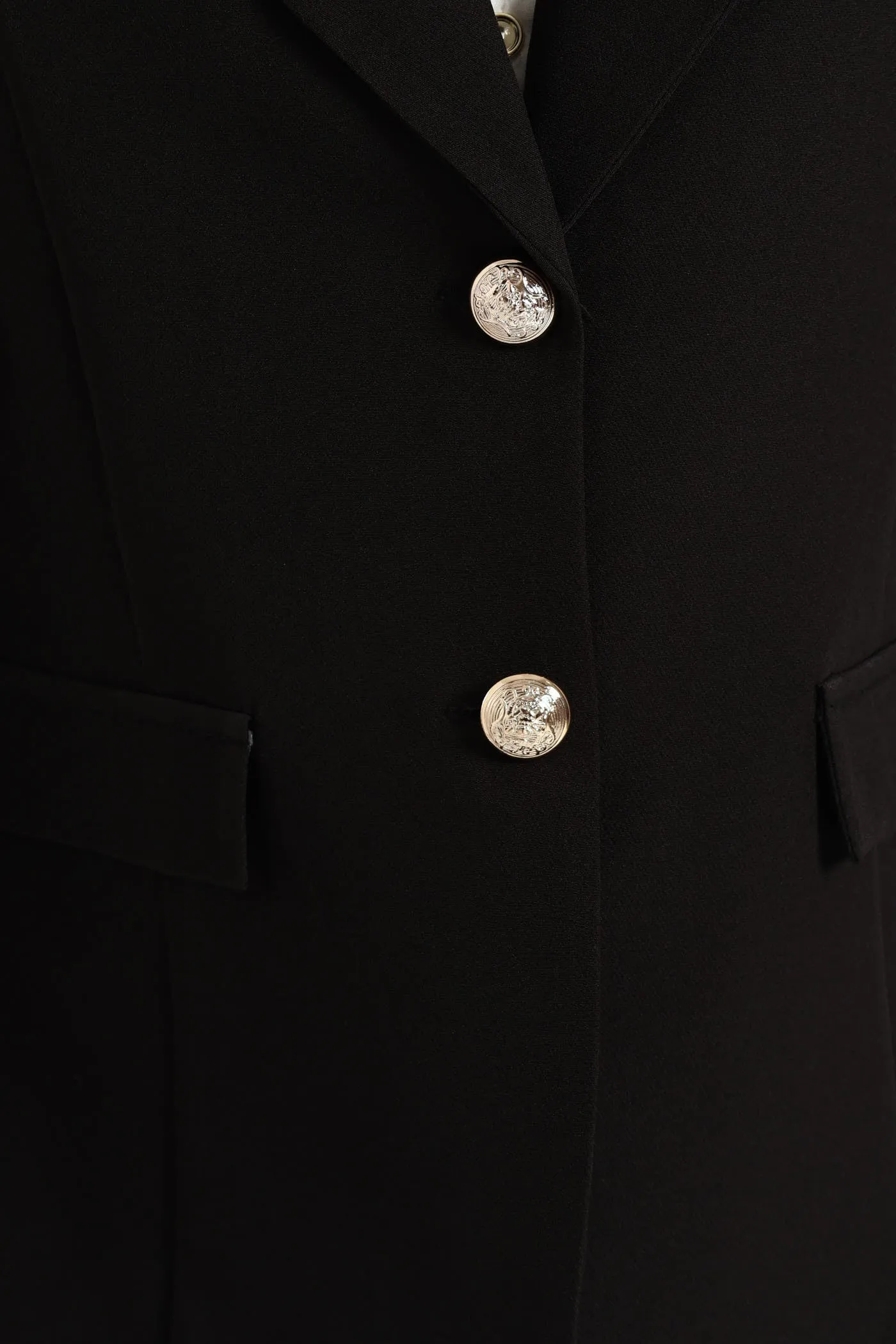 Nautical Notch Blazer - Black