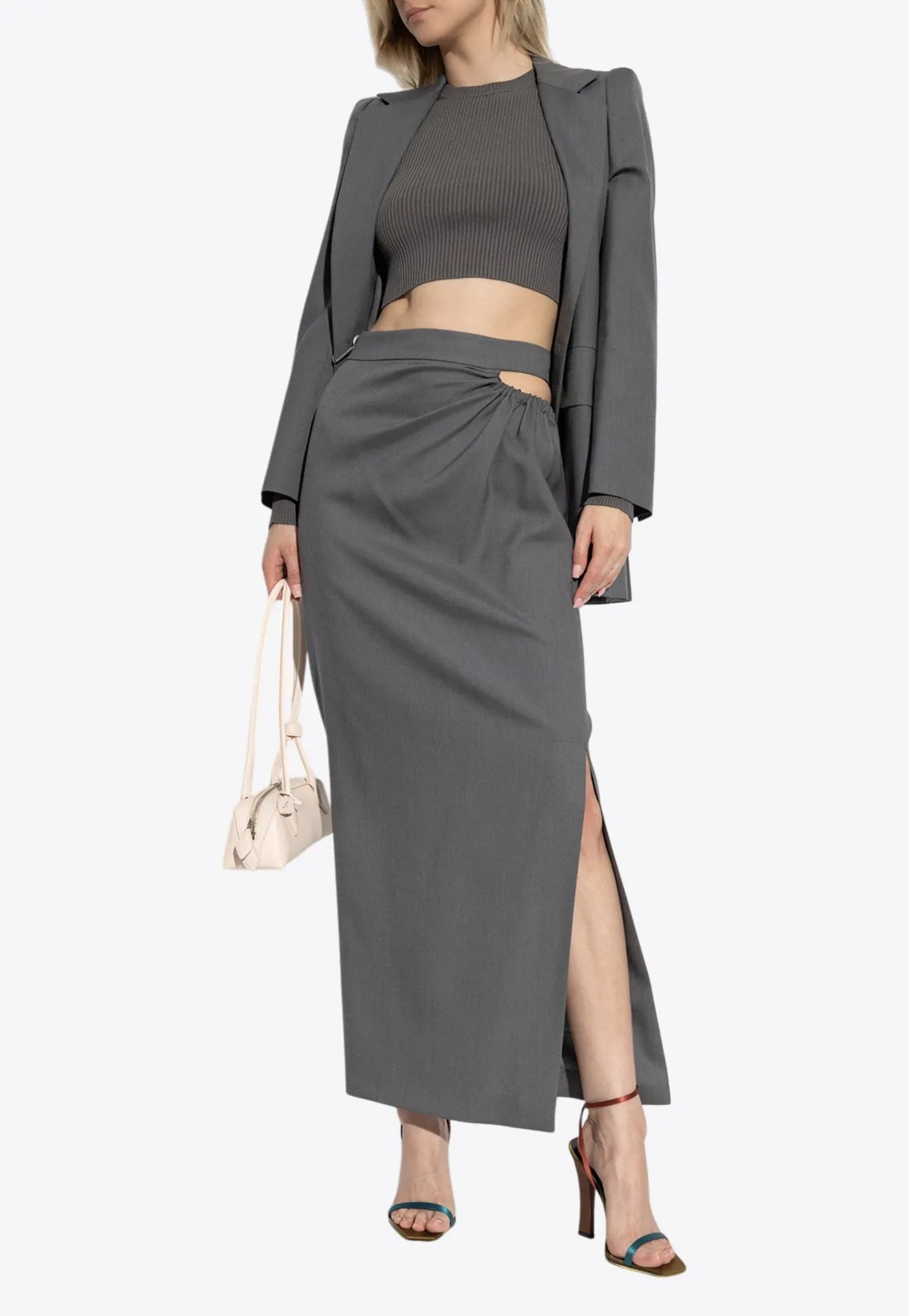Navona Wool and Silk Skirt