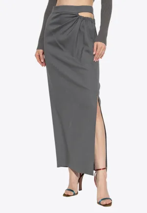 Navona Wool and Silk Skirt