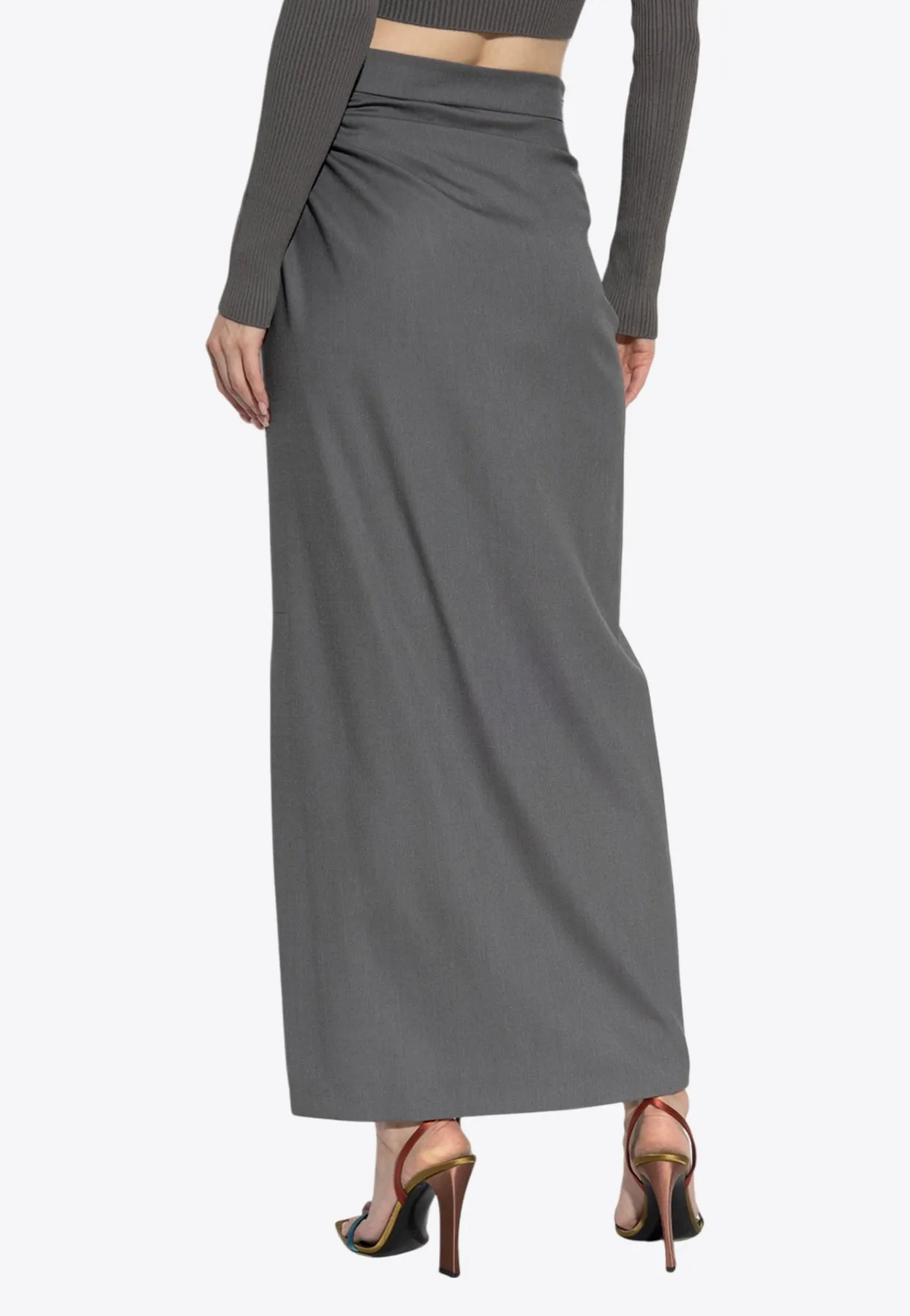Navona Wool and Silk Skirt