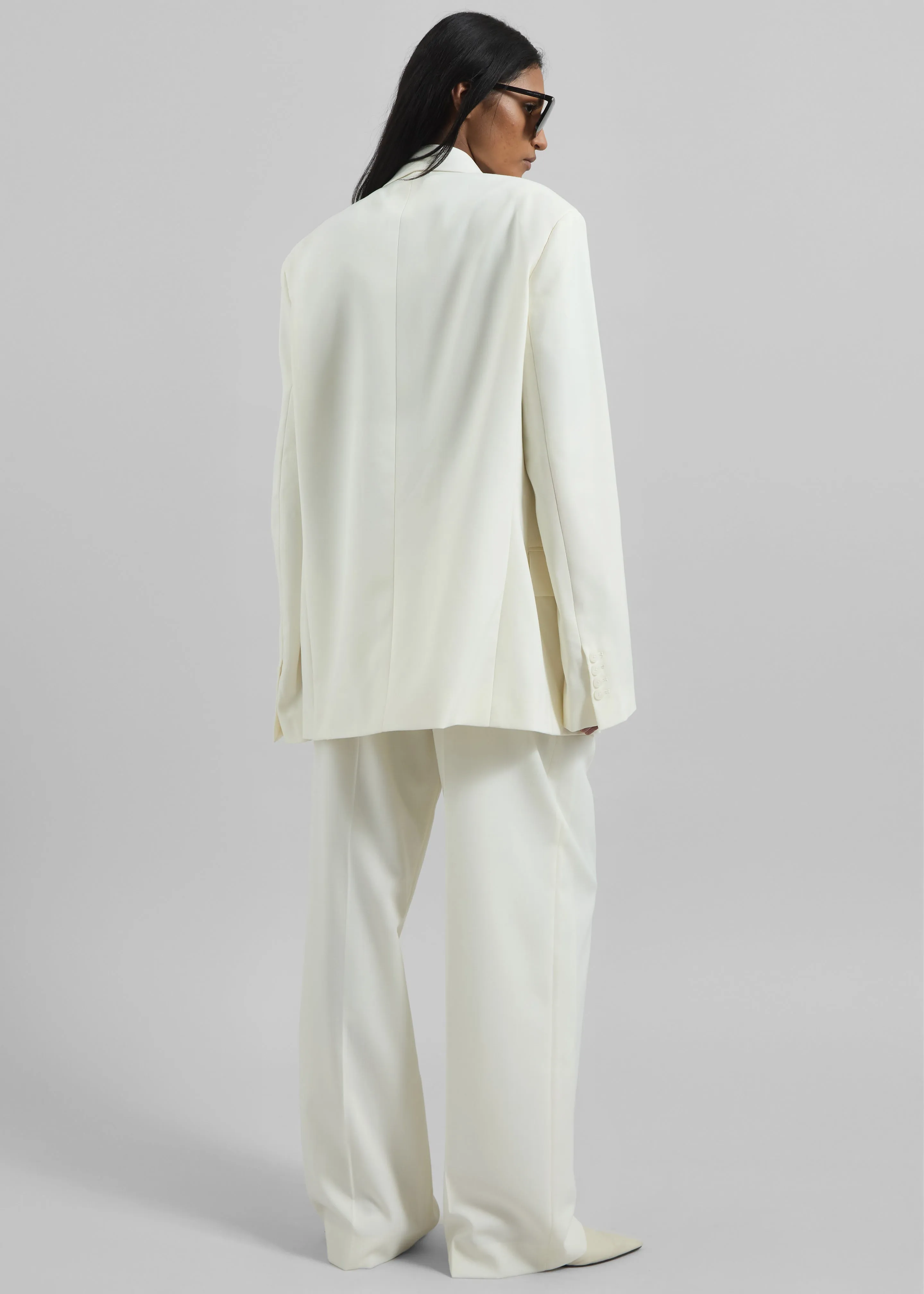 Newark Double Breasted Blazer - Off White