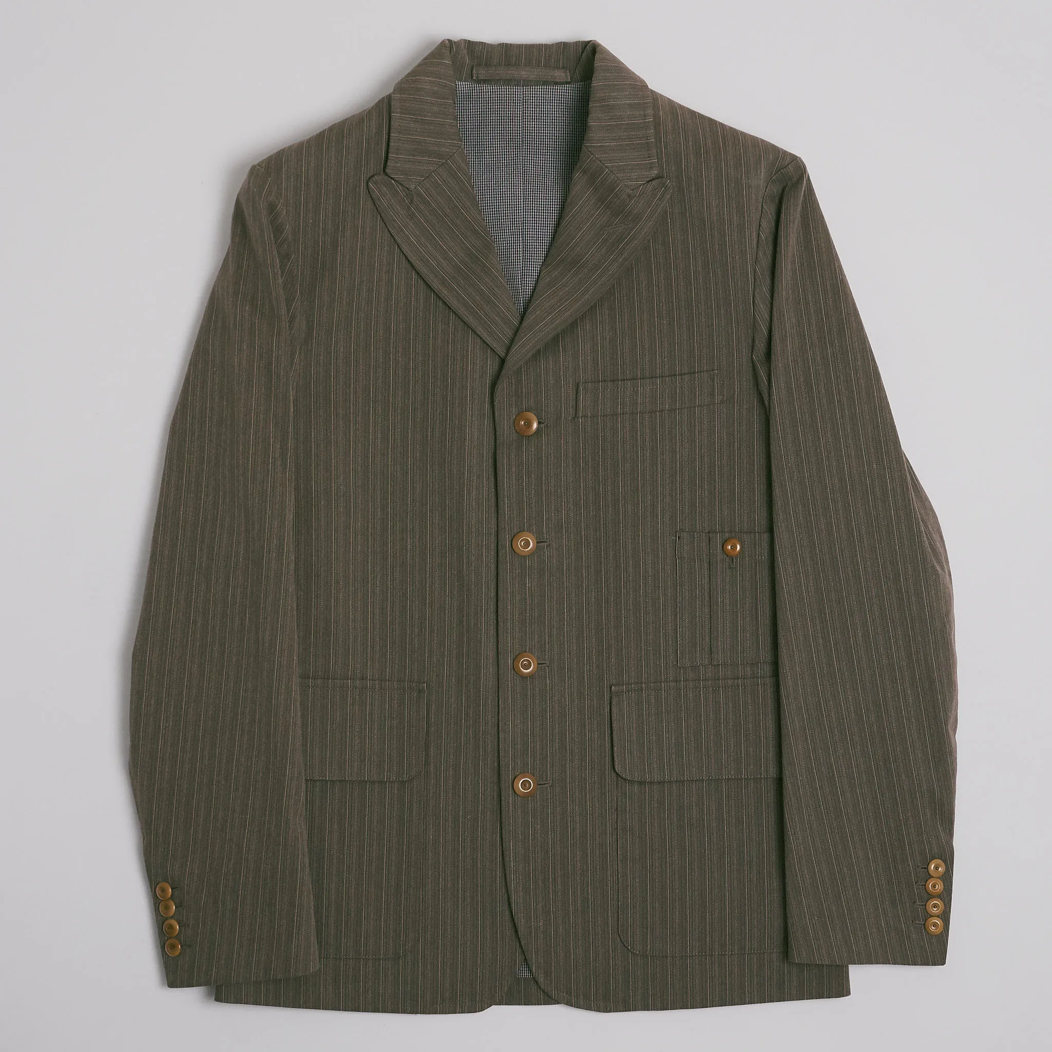 Nigel Cabourn 1910 Peak Lapel Stripe Blazer