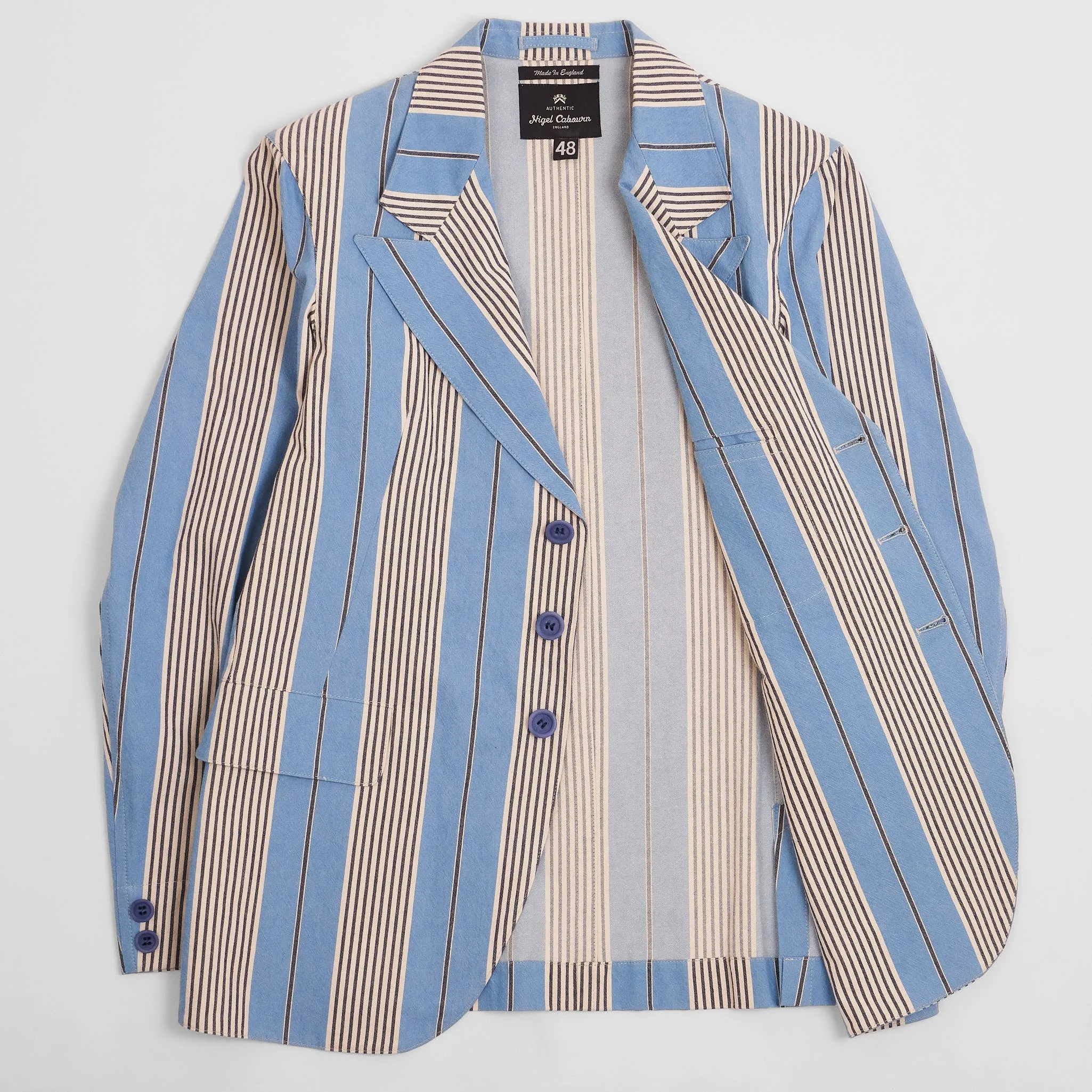 Nigel Cabourn Peak Lapel Blazer