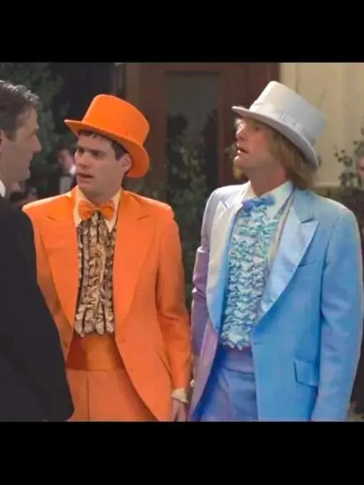 Orange & Blue Dumb and Dumber Suits