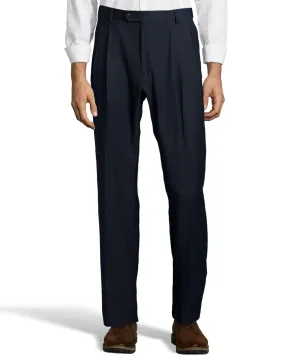 Palm Beach Executive Navy Pleat Expander Pant Smaller Waist