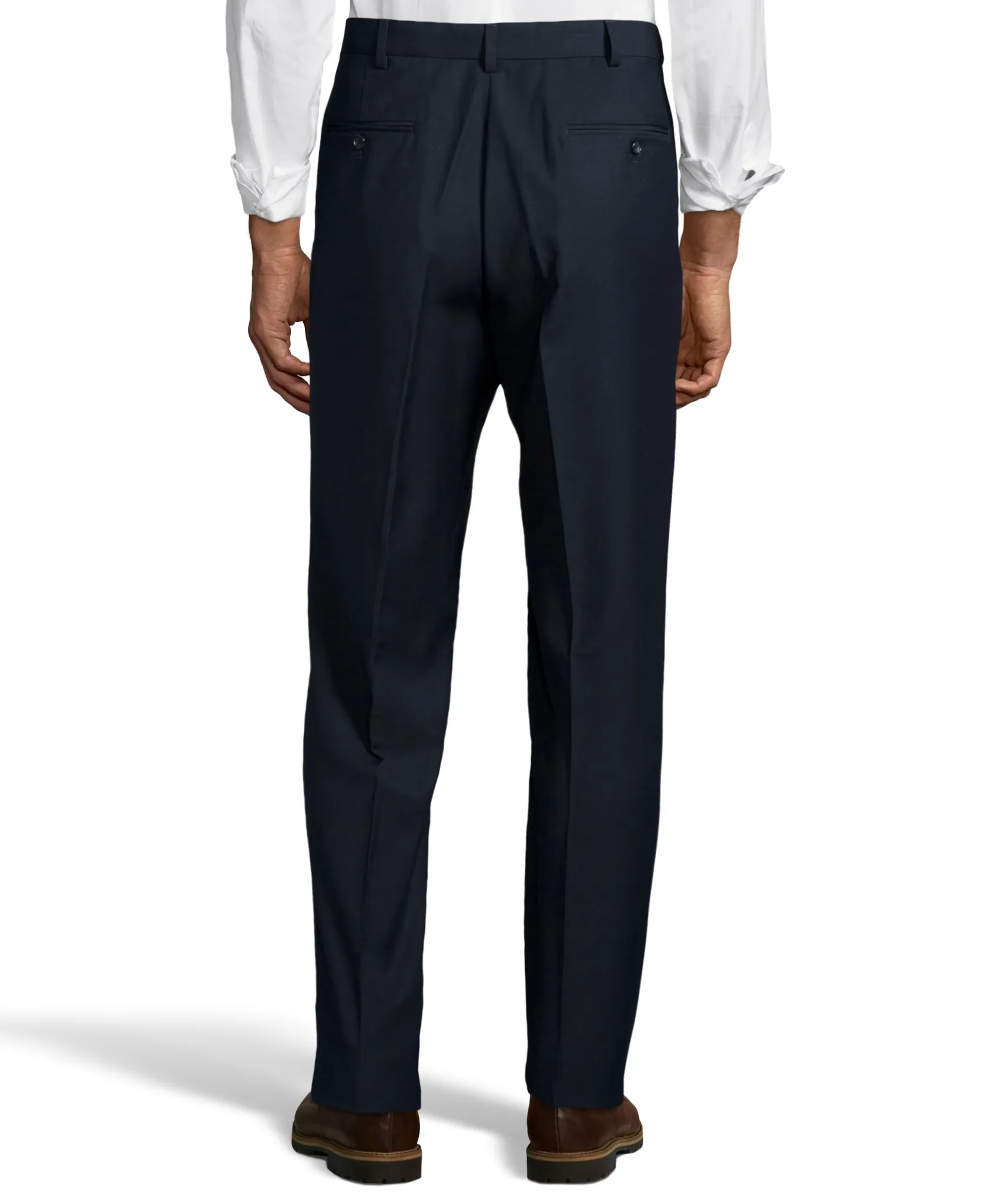 Palm Beach Executive Navy Pleat Expander Pant Smaller Waist