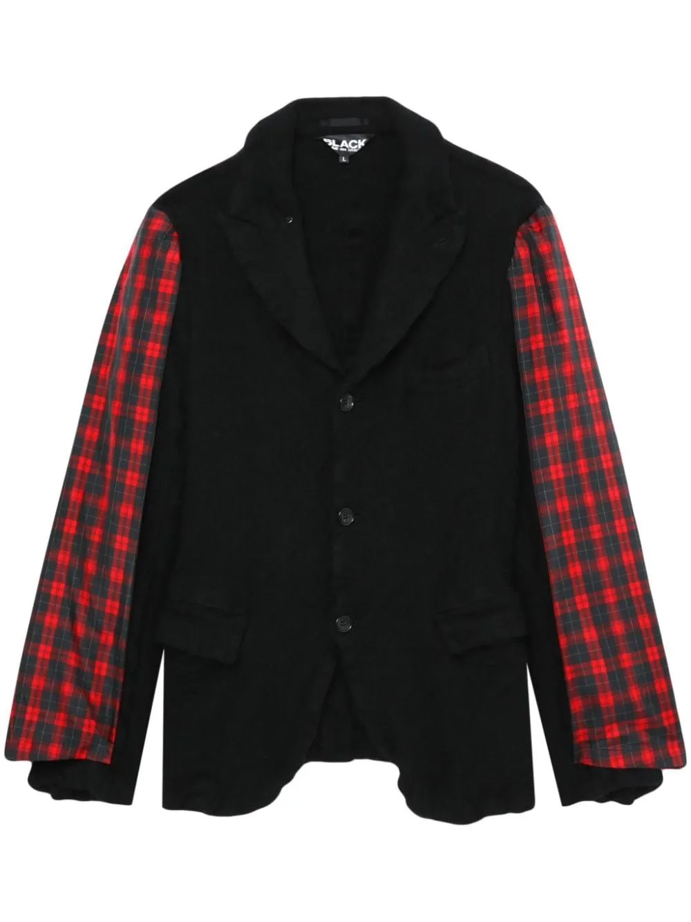 PANELLED SINGLE-BREASTED BLAZER