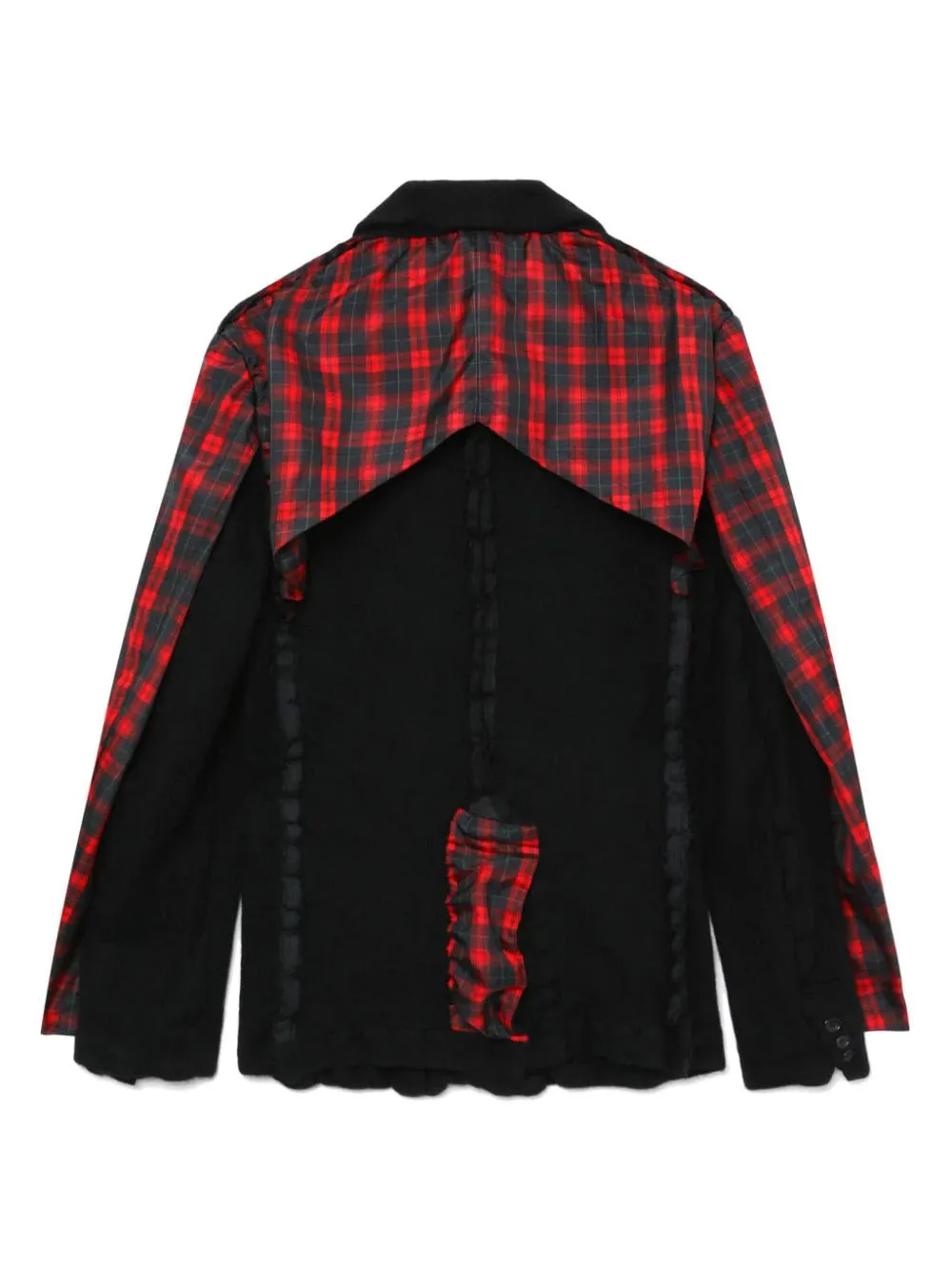 PANELLED SINGLE-BREASTED BLAZER