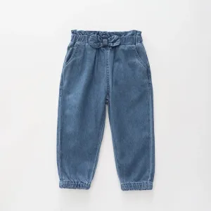 Paperbag Chambray Pants