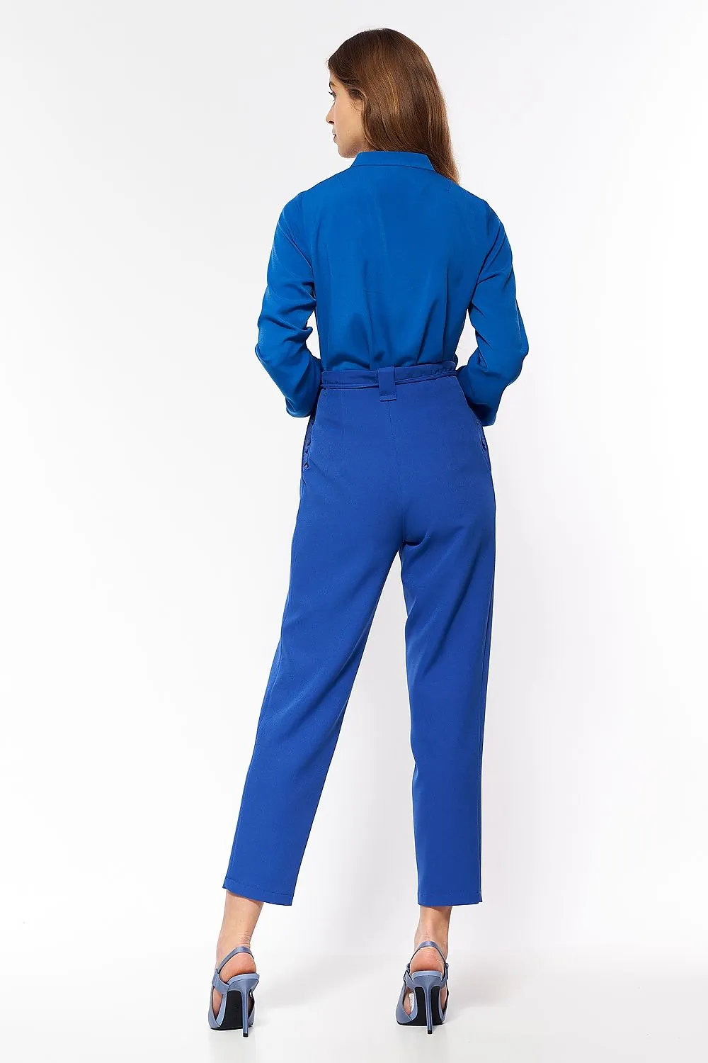 Paperbag High-Rise Trousers