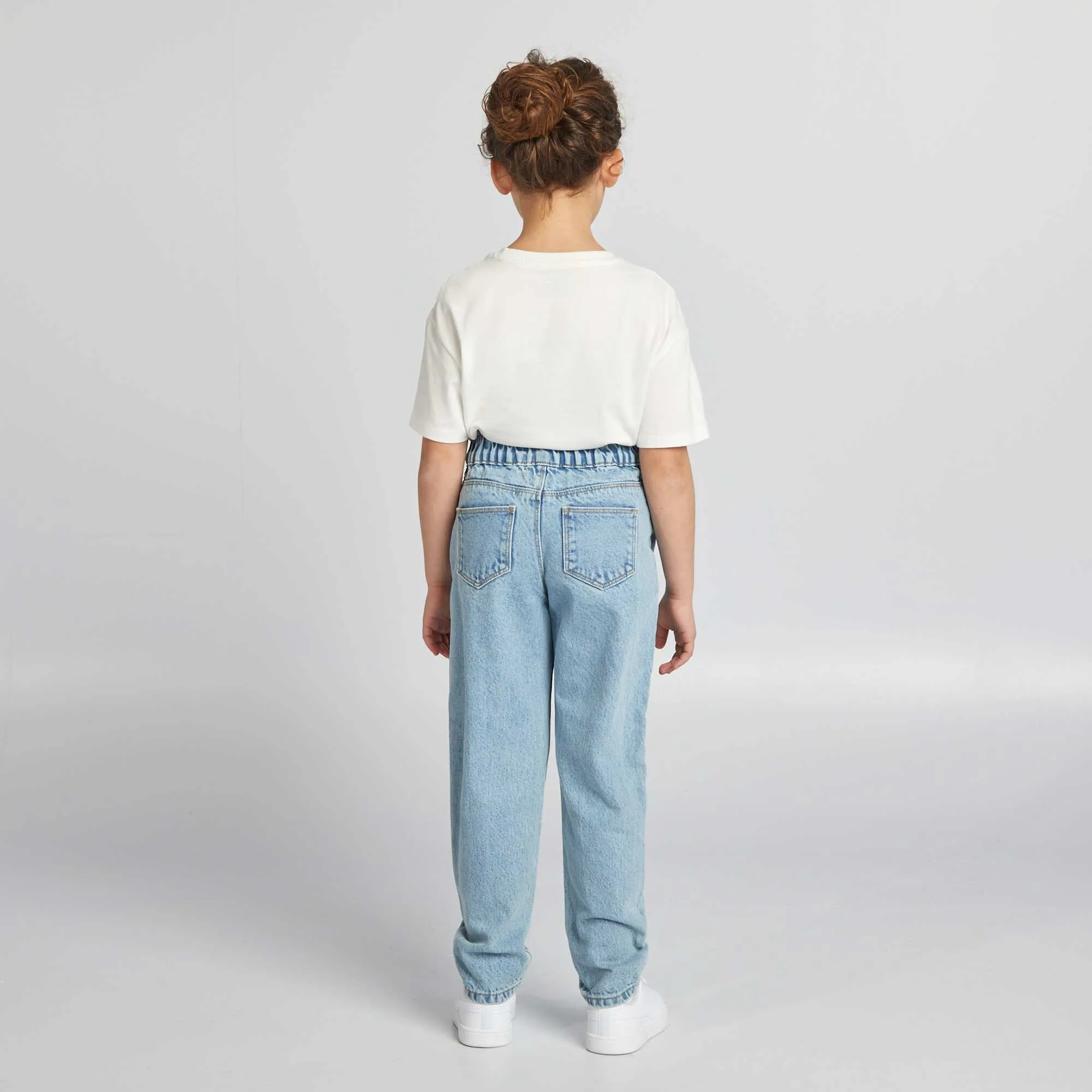 Paperbag jeans BLUE