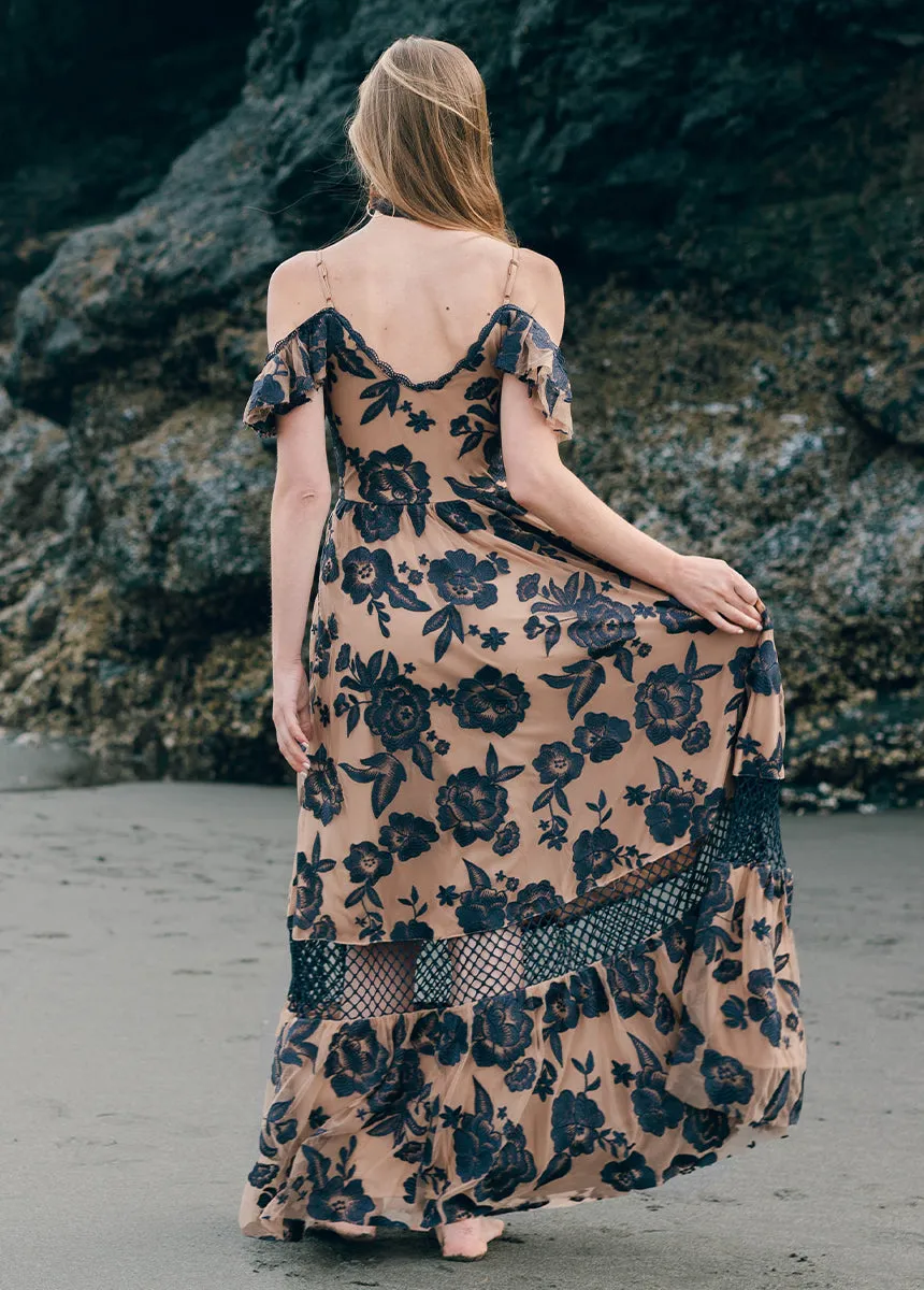 Paulina Dress in Charcoal