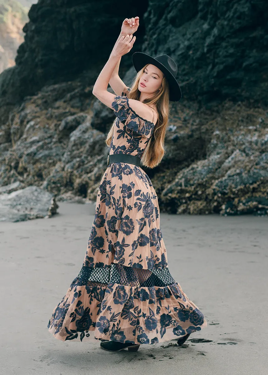 Paulina Dress in Charcoal