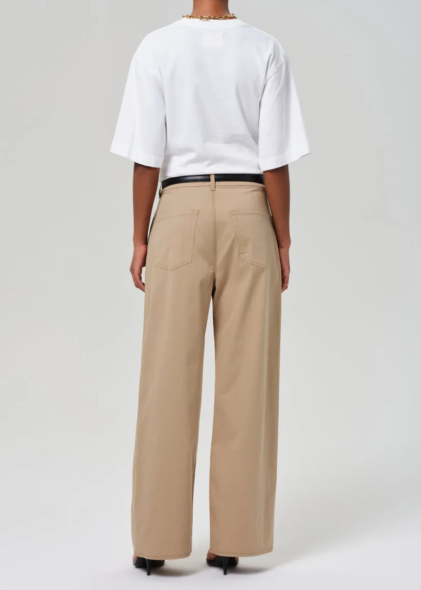 Petra Pleated Trouser in Catalina