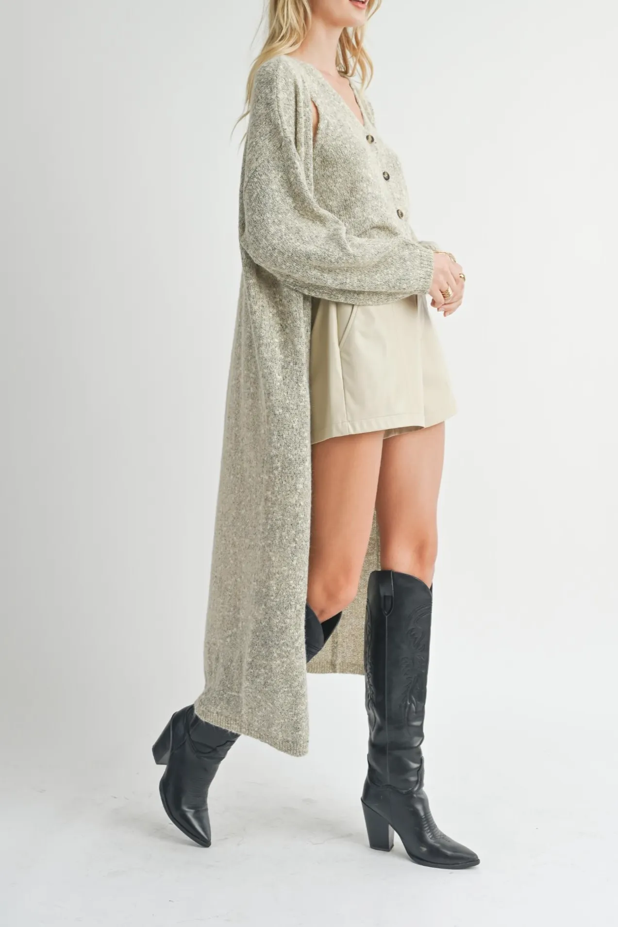 Phoenix Long Open Cardi