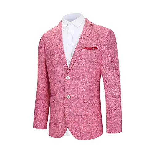 Piero Lusso Boys' Modern Fit Blazer, Size L